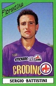 Figurina Sergio Battistini - Calciatori 1987-1988 - Panini