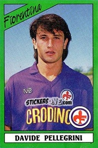 Sticker Davide Pellegrini - Calciatori 1987-1988 n. 105 - Panini