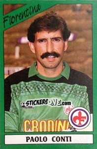 Sticker Paolo Conti - Calciatori 1987-1988 n. 109 - Panini