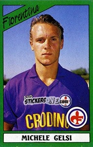 Cromo Michele Gelsi - Calciatori 1987-1988 - Panini