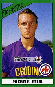 Sticker Michele Gelsi - Calciatori 1987-1988 - Panini