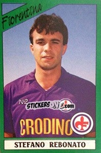 Cromo Stefano Rebonato - Calciatori 1987-1988 - Panini