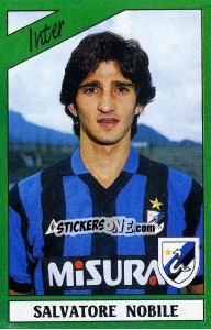 Cromo Salvatore Nobile - Calciatori 1987-1988 - Panini