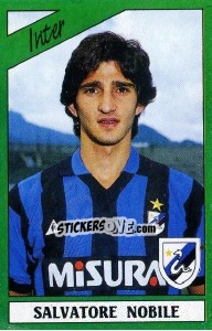 Sticker Salvatore Nobile - Calciatori 1987-1988 n. 118 - Panini