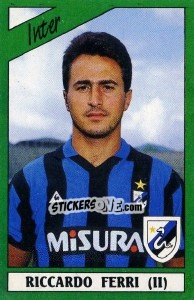 Sticker Riccardo Ferri - Calciatori 1987-1988 n. 120 - Panini
