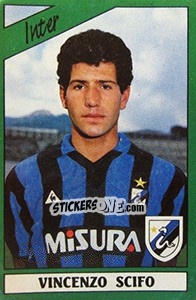 Sticker Vincenzo Scifo - Calciatori 1987-1988 n. 122 - Panini