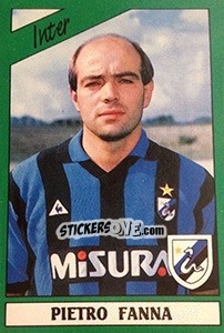 Sticker Pietro Fanna - Calciatori 1987-1988 n. 124 - Panini