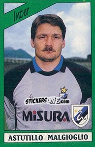 Sticker Astutillo Malgioglio - Calciatori 1987-1988 n. 128 - Panini