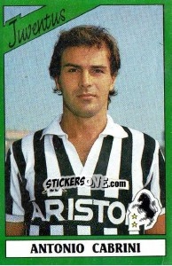 Sticker Antonio Cabrini - Calciatori 1987-1988 n. 137 - Panini
