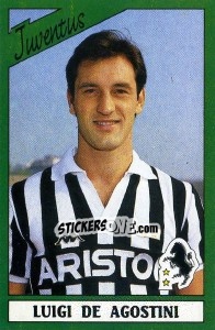 Cromo Luigi De Agostini - Calciatori 1987-1988 - Panini