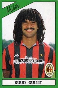 Sticker Ruud Gullit - Calciatori 1987-1988 n. 161 - Panini
