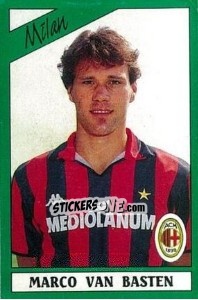 Sticker Marco Van Basten - Calciatori 1987-1988 n. 163 - Panini