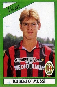 Cromo Roberto Mussi - Calciatori 1987-1988 - Panini