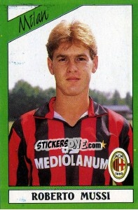 Sticker Roberto Mussi - Calciatori 1987-1988 n. 167 - Panini