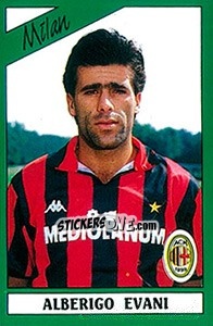 Sticker Alberigo Evani - Calciatori 1987-1988 n. 168 - Panini