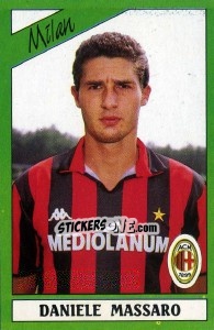 Sticker Daniele Massaro - Calciatori 1987-1988 n. 170 - Panini