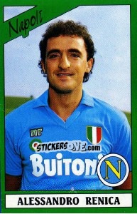 Figurina Alessandro Renica - Calciatori 1987-1988 - Panini
