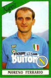 Sticker Moreno Ferrario - Calciatori 1987-1988 - Panini