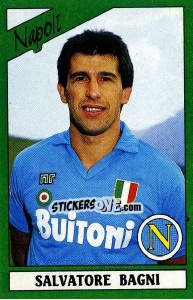 Cromo Salvatore Bagni - Calciatori 1987-1988 - Panini