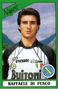 Sticker Raffaele Di Fusco - Calciatori 1987-1988 n. 185 - Panini