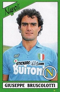 Sticker Giuseppe Bruscolotti - Calciatori 1987-1988 n. 186 - Panini