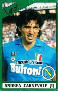 Sticker Andrea Carnevale - Calciatori 1987-1988 - Panini