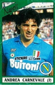 Sticker Andrea Carnevale - Calciatori 1987-1988 n. 189 - Panini