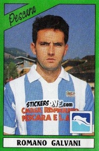 Sticker Romano Galvani - Calciatori 1987-1988 - Panini