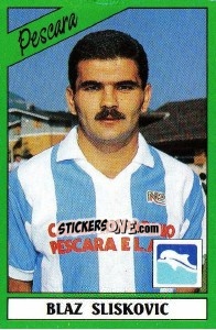 Sticker Blaz Sliskovic - Calciatori 1987-1988 - Panini