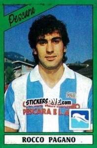 Cromo Rocco Pagano - Calciatori 1987-1988 - Panini