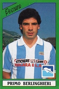 Sticker Primo Berlinghieri - Calciatori 1987-1988 n. 202 - Panini