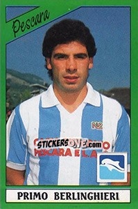 Figurina Primo Berlinghieri - Calciatori 1987-1988 - Panini