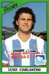Cromo Luigi Ciarlantini - Calciatori 1987-1988 - Panini