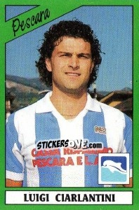 Sticker Luigi Ciarlantini - Calciatori 1987-1988 n. 205 - Panini
