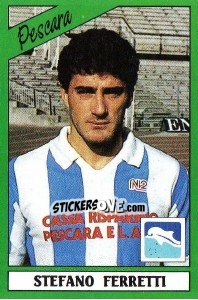 Sticker Stefano Ferretti - Calciatori 1987-1988 - Panini