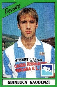 Cromo Gianluca Gaudenzi - Calciatori 1987-1988 - Panini