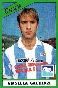 Sticker Gianluca Gaudenzi - Calciatori 1987-1988 n. 208 - Panini