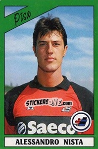 Sticker Alessandro Nista - Calciatori 1987-1988 - Panini