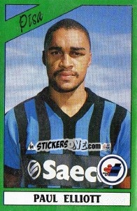 Sticker Paul Elliott - Calciatori 1987-1988 n. 215 - Panini