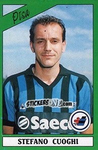 Sticker Stefano Cuoghi - Calciatori 1987-1988 n. 219 - Panini