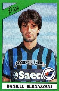 Sticker Daniele Bernazzani - Calciatori 1987-1988 - Panini