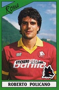 Cromo Roberto Policano - Calciatori 1987-1988 - Panini