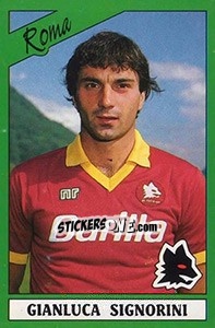 Cromo Gianluca Signorini - Calciatori 1987-1988 - Panini