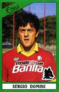 Figurina Sergio Domini - Calciatori 1987-1988 - Panini