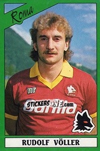 Figurina Rudolf Völler - Calciatori 1987-1988 - Panini