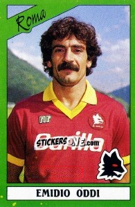 Sticker Emidio Oddi - Calciatori 1987-1988 n. 243 - Panini