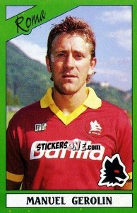 Sticker Manuel Gerolin - Calciatori 1987-1988 n. 244 - Panini