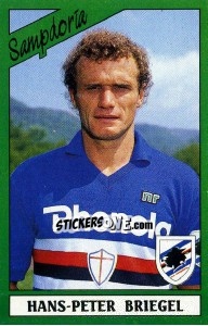 Sticker Hans-Peter Briegel - Calciatori 1987-1988 n. 250 - Panini