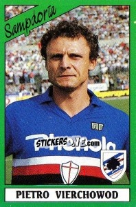 Figurina Pietro Vierchowod - Calciatori 1987-1988 - Panini