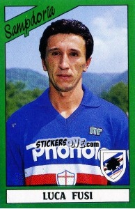 Sticker Luca Fusi - Calciatori 1987-1988 n. 254 - Panini